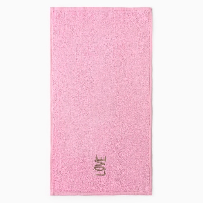 Набор махровых полотенец Этель LOVE 30х60 см - 3 шт, 100% хл, 340 г/м2 Набор махровых полотенец Этель LOVE 30х60 см - 3 шт, 100% хл, 340 г/м2
