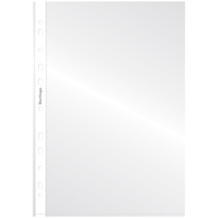 Файл-вкладыш А4, 40 мкм, Berlingo, матовый, вертикальный, 100 штук Файл-вкладыш А4, 40 мкм, Berlingo, матовый, вертикальный, 100 штук