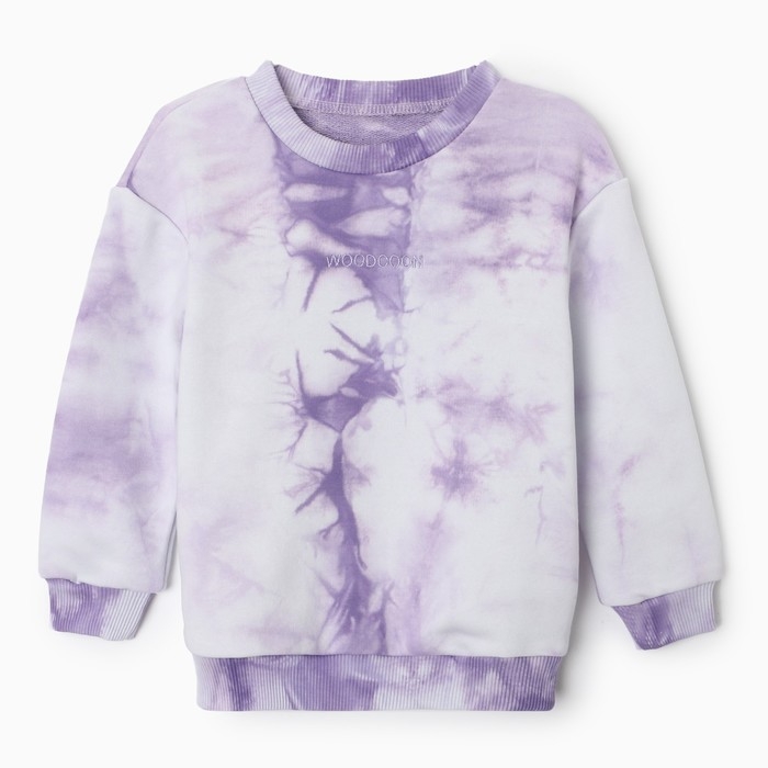 Свитшот «Тай-дай» детский, цвет лаванда, рост 98 см Свитшот «Тай-дай» детский, цвет лаванда, рост 98 см