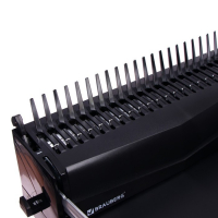 Брошюровщик для пластиковой пружины, перфорация до 12 листов, переплетение до 450 листов, BRAUBERG B12 530959 Брошюровщик для пластиковой пружины, перфорация до 12 листов, переплетение до 450 листов, BRAUBERG B12 530959