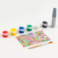 Ёлочные шары под раскраску на новый год &laquo;Новогодний сюрприз. Змея&raquo;, d = 5 ,5 см, 6 шт, новогодний набор для творчества