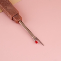 Вспарыватели с колпачками, 12,5 &times; 1,4 &times; 0,7 см, 5 шт, цвет коричневый