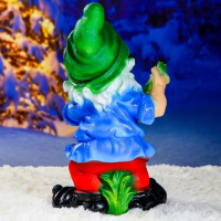 Садовая фигура "Гном с уткой" 18х24х49см Садовая фигура "Гном с уткой" 18х24х49см