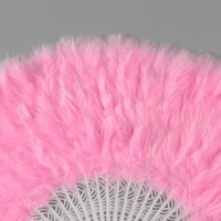 Веер пластик, перо "Розовый" h=26 см 25 лопастей 3х50х26 см Веер пластик, перо "Розовый" h=26 см 25 лопастей 3х50х26 см