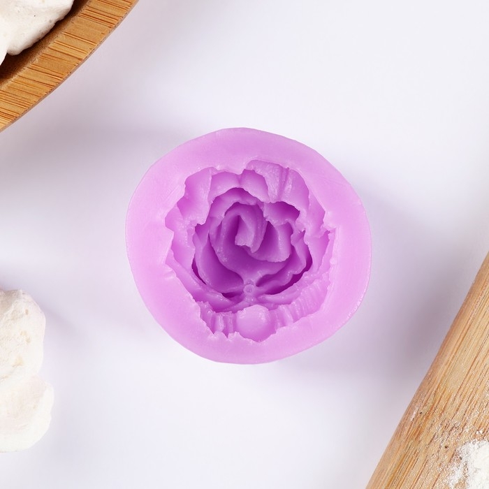 Молд «Роза», силикон, 4,5×2 см, цвет МИКС Молд «Роза», силикон, 4,5×2 см, цвет МИКС