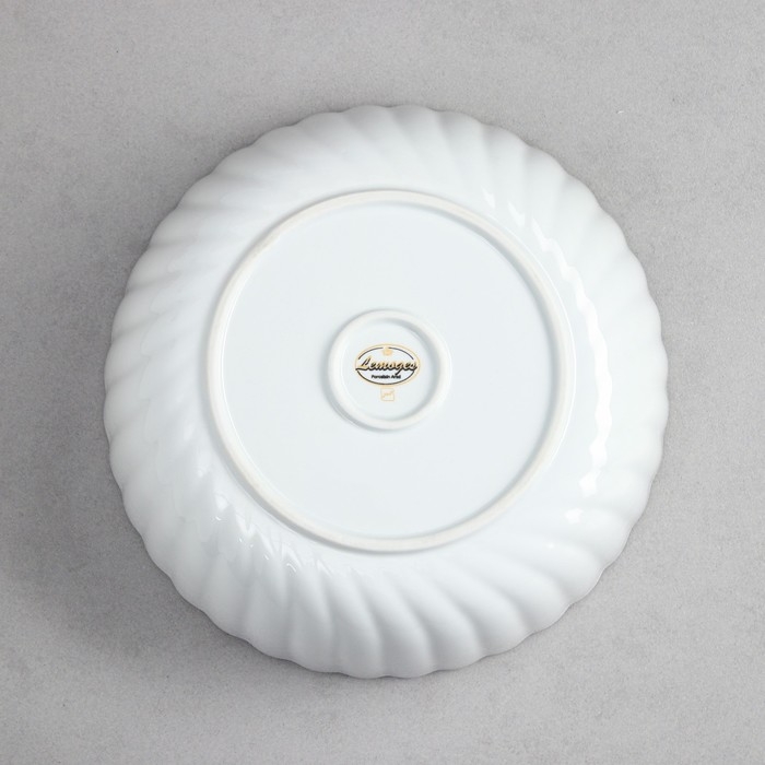 Салатник &laquo;Кармен&raquo;, 3 л, золотая обводка, фарфор, Иран