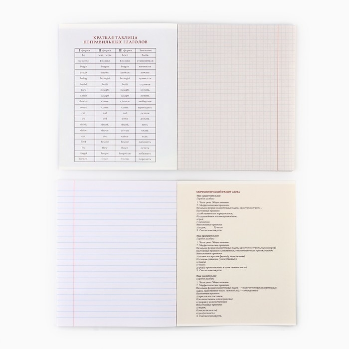 Набор тетрадей 48 листов, 10 предметов со справ. мат. в обечайке &laquo;1 сентября:Предметы&raquo;