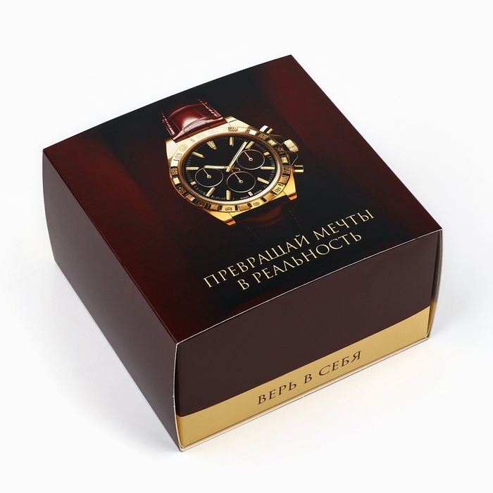 Коробка складная &laquo;Мужская&raquo;, 14 х 14 х 8 см