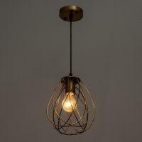 Светильник BayerLux "Бигли" Е27 40Вт золото 18х18х20-120см Светильник BayerLux "Бигли" Е27 40Вт золото 18х18х20-120см