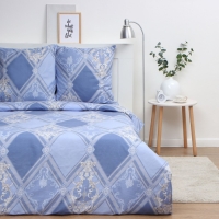 Постельное бельё Экономь и Я 2 сп &laquo;Витраж&raquo;, 175х215см, 180х215см, 70х70см-2 шт, полисатин, 80 г/м&sup2;