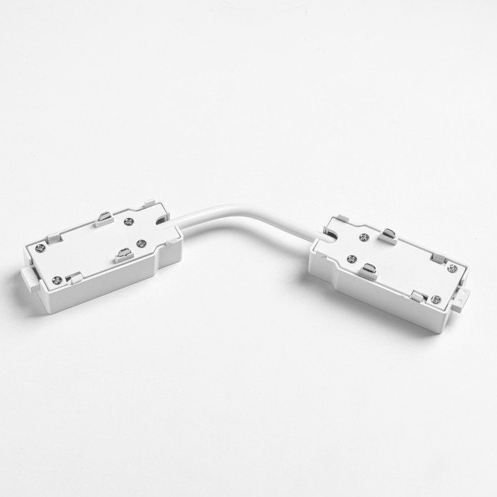 Коннектор для шинопровода гибкий белый Коннектор для шинопровода гибкий белый