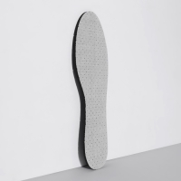 Стельки для обуви, антибактериальные, дышащие, универсальные, р-р RU до 34,5 (р-р Пр-ля до 35), 23 см, пара, цвет серый Стельки для обуви, антибактериальные, дышащие, универсальные, р-р RU до 34,5 (р-р Пр-ля до 35), 23 см, пара, цвет серый