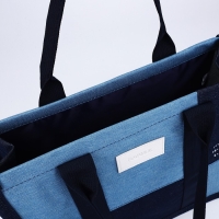 Сумка женская шопер без застёжки, с подкладкой, длинный ремень, цвет синий Сумка женская шопер без застёжки, с подкладкой, длинный ремень, цвет синий