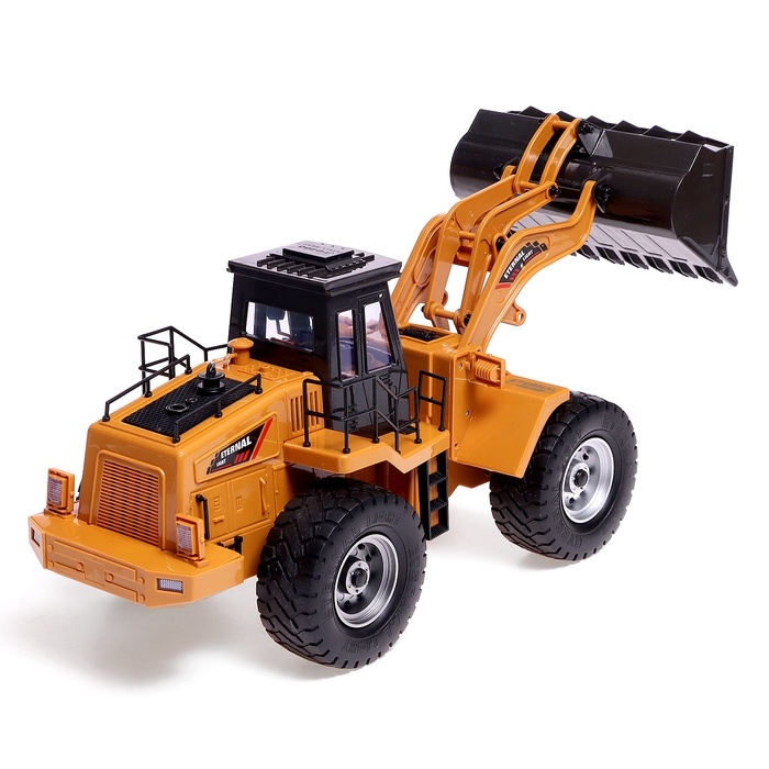 Машинка радиоуправляемая &laquo;Стройка&raquo;, погрузчик, аккумулятор, световые, звуковые и дымовые эффекты