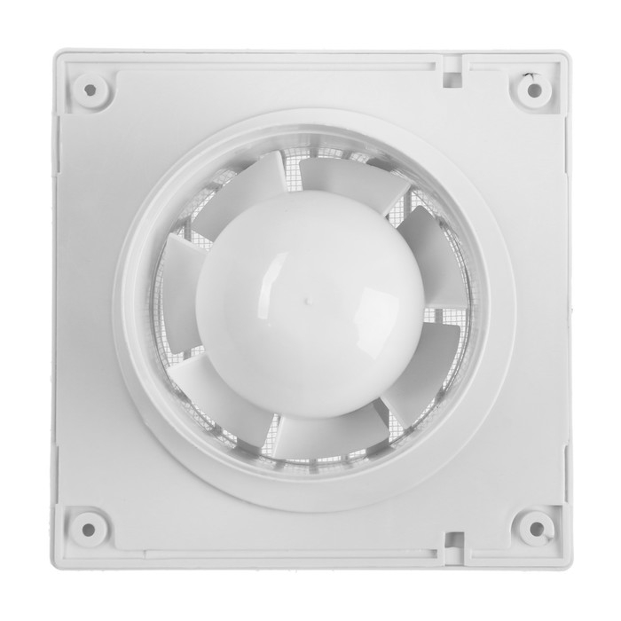 Вентилятор вытяжной ZEIN LOF-09, d=100 мм, 220 В, 12 Вт, москитная сетка, белый
