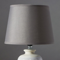 Лампа настольная 16735/1GR E14 40Вт серый  h.31см RISALUX
