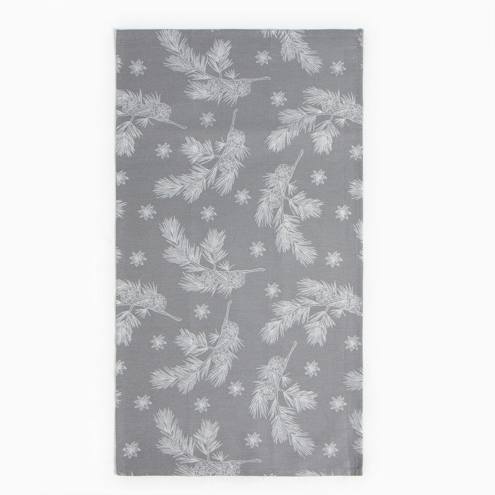 Полотенце Этель &laquo;Серебряные ветки&raquo;, 40х73 см, саржа 190 г/м2