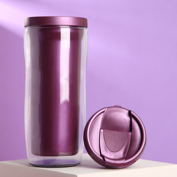 Термостакан под вставку, 350 мл, фиолетовый Термостакан под вставку, 350 мл, фиолетовый