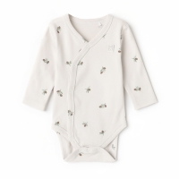 Боди с дл. рукавом Крошка Я Olives, р. 68-74, молочный