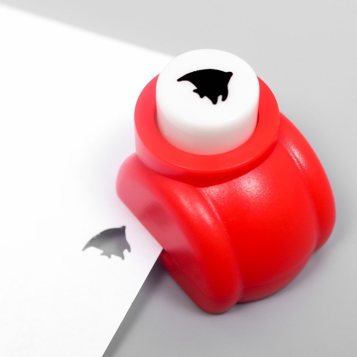 Дырокол фигурный "Рыбка" d=0,8 см МИКС 3х2,5х2,5 см 64071