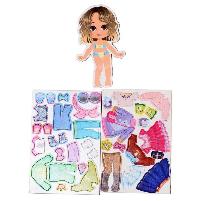 Магнитная игра «Одевашки. Модная девчонка. Ксюша» Магнитная игра «Одевашки. Модная девчонка. Ксюша»
