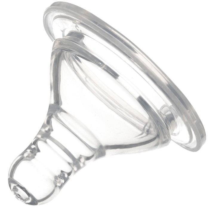 Соска на  бутылочку, антиколикова, от 6 мес., Baby 1, широкое горло,  быстрый поток, &Oslash;50 мм., 2 шт.