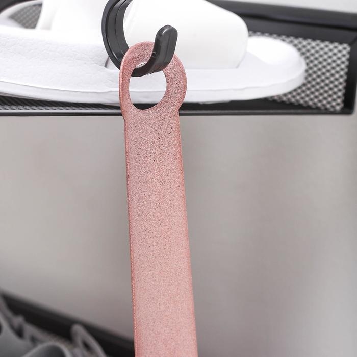 Ложка для обуви Solomon, 50 см, толщина 1 мм, металл, цвет МИКС Ложка для обуви Solomon, 50 см, толщина 1 мм, металл, цвет МИКС