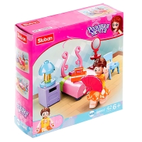 Конструктор Розовая мечта «Спальная комната», 42 детали Конструктор Розовая мечта «Спальная комната», 42 детали