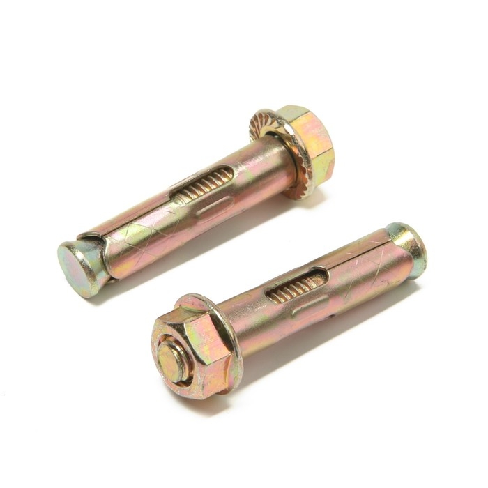 Анкерный болт ЛОМ, с гайкой, оцинкованный, 10х50 мм, 110 шт Анкерный болт ЛОМ, с гайкой, оцинкованный, 10х50 мм, 110 шт