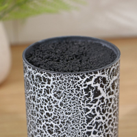 Подставка для ножей с наполнителем Доляна «Кракле», 14×9 см, цвет чёрный Подставка для ножей с наполнителем Доляна «Кракле», 14×9 см, цвет чёрный