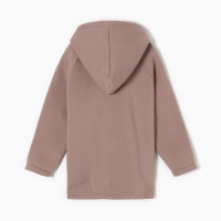 Толстовка (худи) для девочки MINAKU: CRUSH, цвет тёмно-розовый, рост 122 см