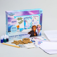 Набор для творчества в технике эбру &laquo;На воде&raquo;, Холодное сердце