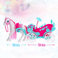 Карета с лошадкой и куклой Lyna, МИКС Карета с лошадкой и куклой Lyna, МИКС