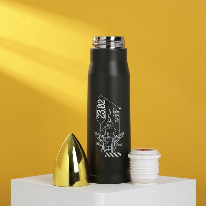 Термос &laquo;23.02&raquo;, 500 мл, время сохранения тепла 10-12 ч