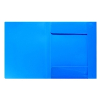 Папка-короб на резинке А4, 500мкм, Calligrata, корешок 25 мм, до 230 листов, тиснение "песок", синяя Папка-короб на резинке А4, 500мкм, Calligrata, корешок 25 мм, до 230 листов, тиснение "песок", синяя