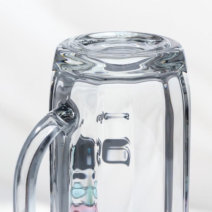 Кружка стеклянная для пива &laquo;Гамбург. Райз фром ашес&raquo;, 330 мл, рисунок МИКС