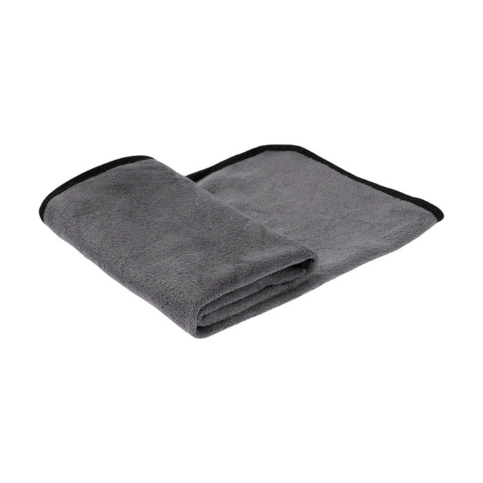 Тряпка для мытья авто, CARTAGE, микрофибра, 400 г/м&sup2;, 40&times;60 cм, розово-серая