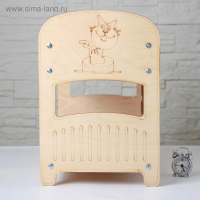 Кроватка классическая №3 &laquo;2-х ярусная&raquo;, с постельным бельём