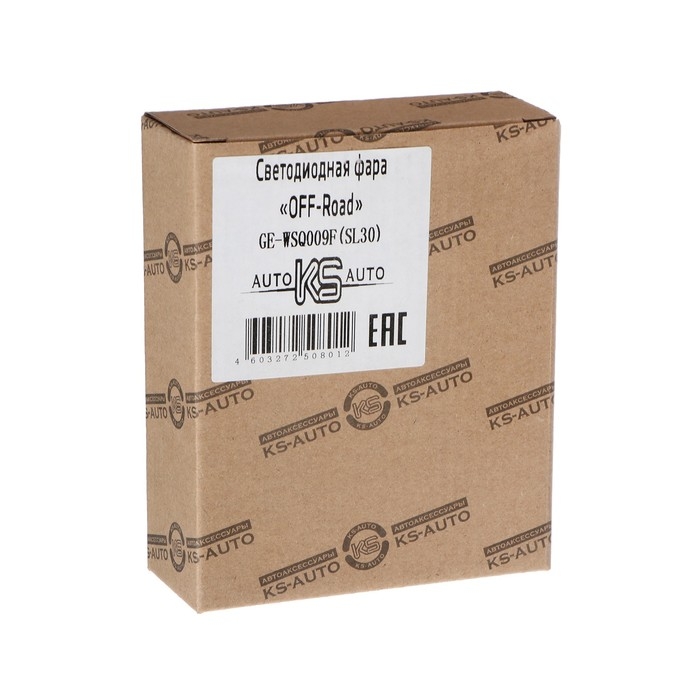 Фара противотуманная GE-WSQ009F (SL30) Фара противотуманная GE-WSQ009F (SL30) "OFF - Road", 9 диодов, 27 Вт, рассеиваемый свет, алюминиевый корпус, пылевлагозащищенный, 105х28х125 мм, 12/24 В