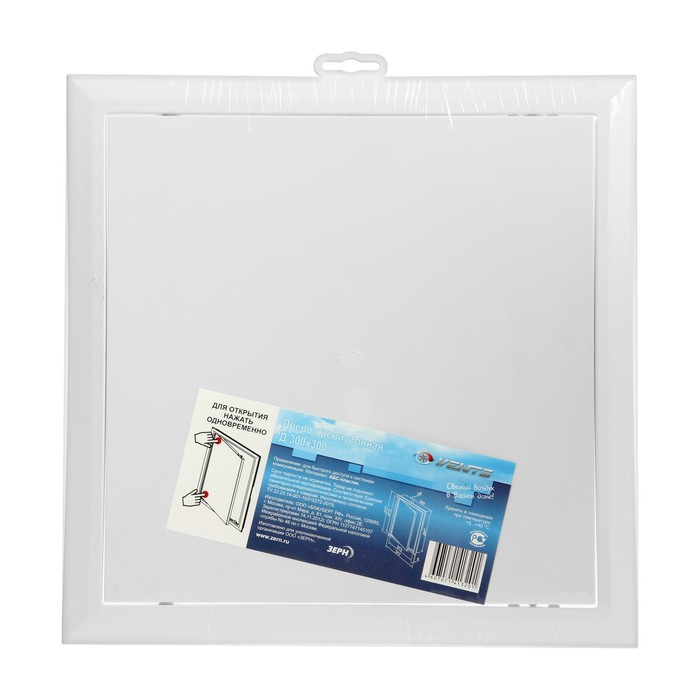 Люк ревизионный Люк ревизионный "РВС", 300 х 300 мм, пластик, белый