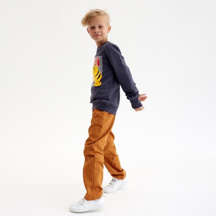 Свитшот для мальчика MINAKU: Casual Collection KIDS цвет графит, рост 152 Свитшот для мальчика MINAKU: Casual Collection KIDS цвет графит, рост 152