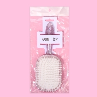 Расчёска массажная, широкая, 8 &times; 22 см, цвет МИКС