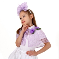 Карнавальный набор &laquo;Принцесса&raquo;, сиреневый гипюр, рост 98-128 см