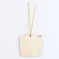 Ёлочная игрушка - подвеска деревянная &laquo;Новый год! Оленёнок&raquo;