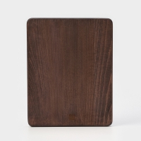 Доска для подачи блюд с кровостоком Wild Kitchen &laquo;Бык&raquo;, 35&times;28&times;2,5 см, тёмный бук