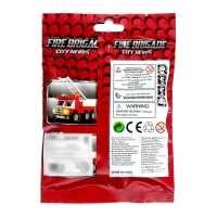 Конструктор «Пожарная машина», 63 детали Конструктор «Пожарная машина», 63 детали