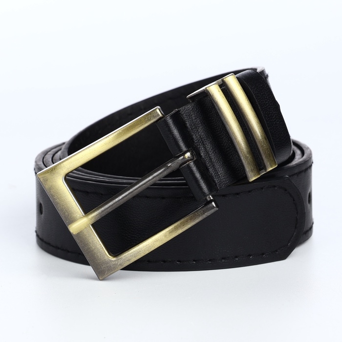 Ремень женский, ширина 2,5 см, пряжка металл, цвет чёрный Ремень женский, ширина 2,5 см, пряжка металл, цвет чёрный