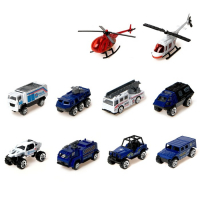 Машина металлическая «Спецслужбы», набор 10 шт Машина металлическая «Спецслужбы», набор 10 шт