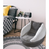 Шнур для вязания 35% хлопок,65% полипропилен 3 мм 85м/160±10 гр ( Вишня/серый) Шнур для вязания 35% хлопок,65% полипропилен 3 мм 85м/160±10 гр ( Вишня/серый)