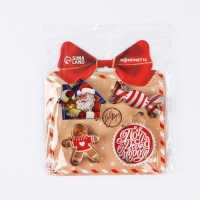 Новый год. Набор форм для печенья «Новогодняя почта», металл, 4 шт Новый год. Набор форм для печенья «Новогодняя почта», металл, 4 шт